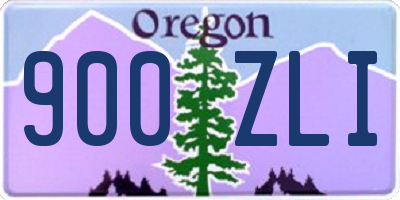 OR license plate 900ZLI