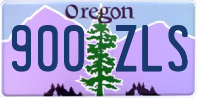 OR license plate 900ZLS
