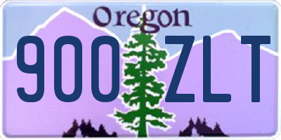 OR license plate 900ZLT