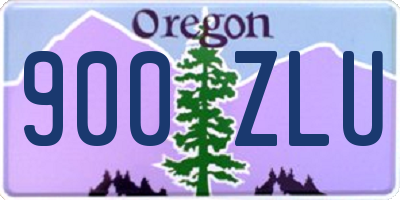 OR license plate 900ZLU