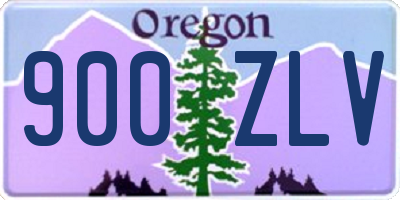 OR license plate 900ZLV