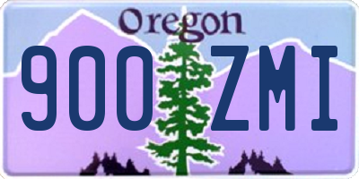 OR license plate 900ZMI
