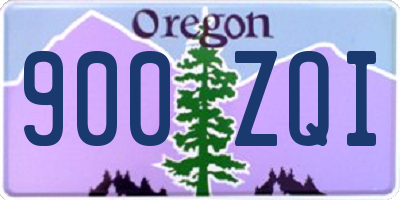OR license plate 900ZQI