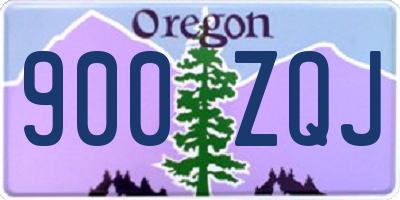 OR license plate 900ZQJ