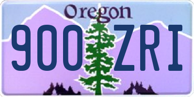 OR license plate 900ZRI
