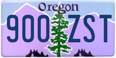 OR license plate 900ZST