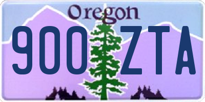 OR license plate 900ZTA