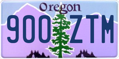 OR license plate 900ZTM