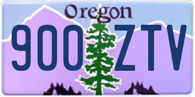 OR license plate 900ZTV