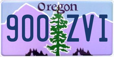 OR license plate 900ZVI