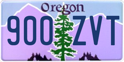 OR license plate 900ZVT