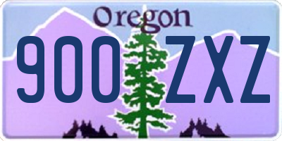 OR license plate 900ZXZ