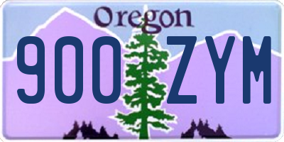 OR license plate 900ZYM