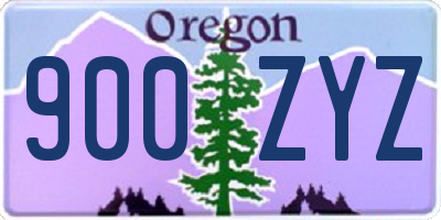 OR license plate 900ZYZ