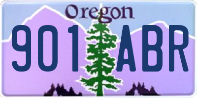 OR license plate 901ABR