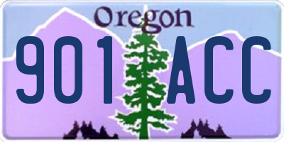 OR license plate 901ACC