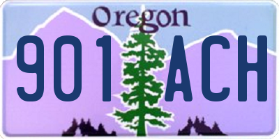 OR license plate 901ACH