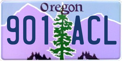 OR license plate 901ACL