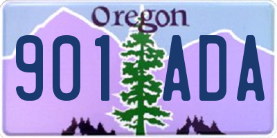 OR license plate 901ADA