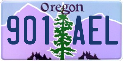 OR license plate 901AEL