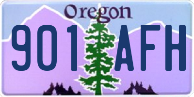 OR license plate 901AFH