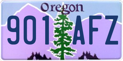 OR license plate 901AFZ