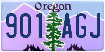 OR license plate 901AGJ