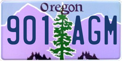 OR license plate 901AGM