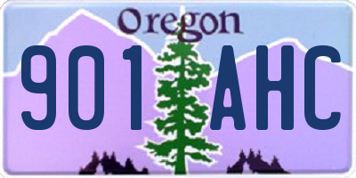 OR license plate 901AHC