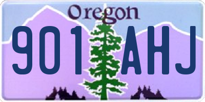 OR license plate 901AHJ