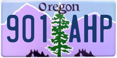 OR license plate 901AHP
