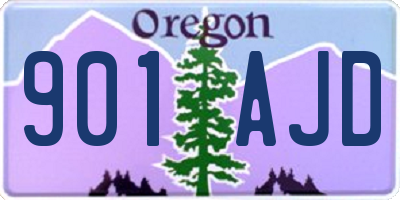 OR license plate 901AJD