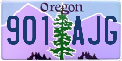 OR license plate 901AJG