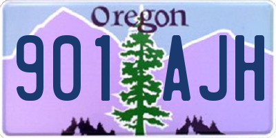 OR license plate 901AJH