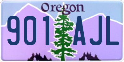 OR license plate 901AJL