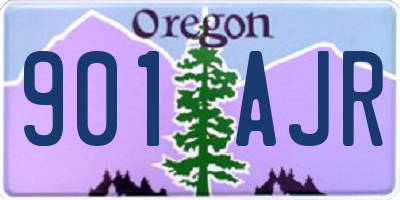 OR license plate 901AJR