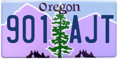 OR license plate 901AJT