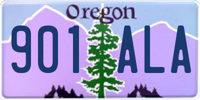 OR license plate 901ALA