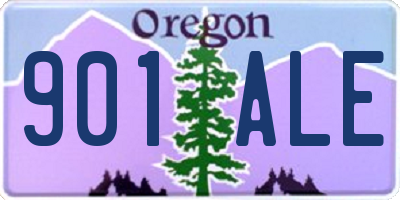 OR license plate 901ALE