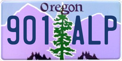 OR license plate 901ALP