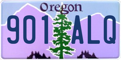 OR license plate 901ALQ