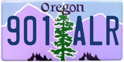 OR license plate 901ALR