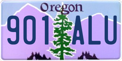 OR license plate 901ALU