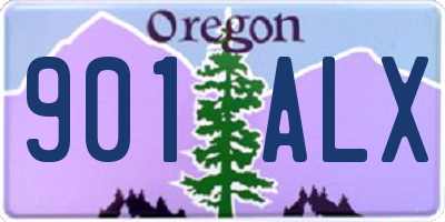 OR license plate 901ALX