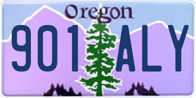 OR license plate 901ALY