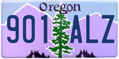 OR license plate 901ALZ