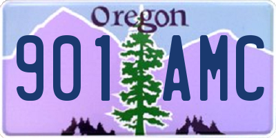 OR license plate 901AMC