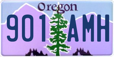 OR license plate 901AMH