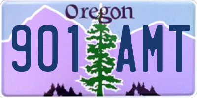 OR license plate 901AMT