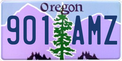 OR license plate 901AMZ